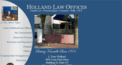 Desktop Screenshot of hollandlawoffices.com