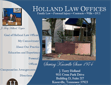 Tablet Screenshot of hollandlawoffices.com